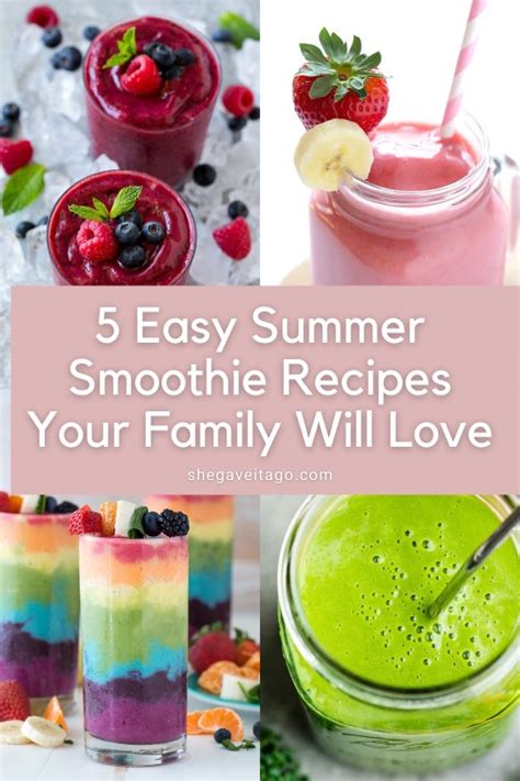 Summer Smoothie Recipes | Alabama lifestyle | She Gave It A Go