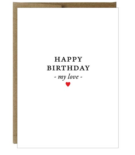 Birthday Greetings Cards For Lover