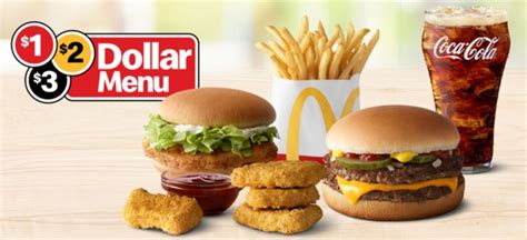 McDonald's $1 $2 $3 Menu Deals!