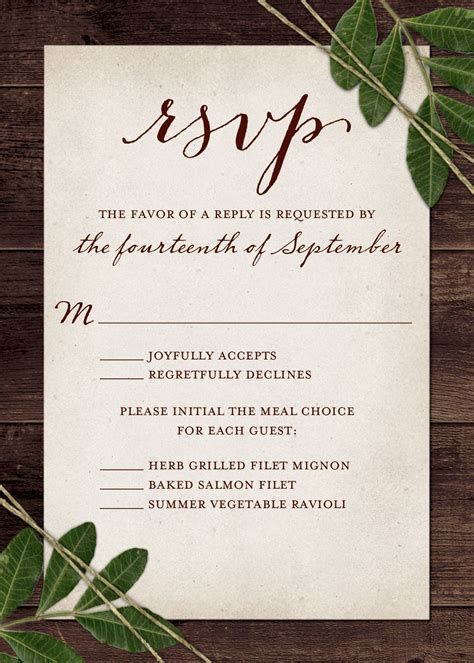 Wedding RSVP Wording and Card Etiquette 2019 | Shutterfly | Wedding ...