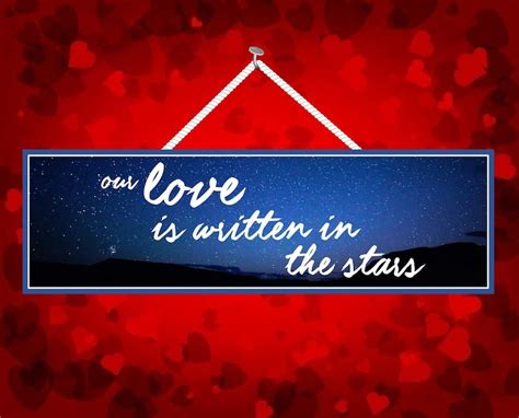 Our Love is Written in the Stars Inspirational Couples Love - Etsy