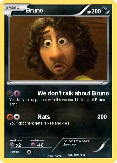 Pokémon Bruno 396 396 - We don't talk about Bruno - My Pokemon Card