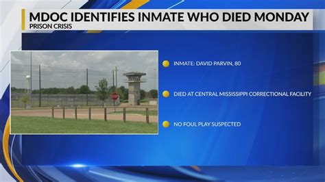 MDOC identifies 80-year-old inmate who died at Central Mississippi Correctional Facility - YouTube