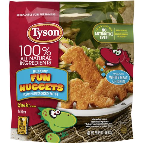 Tyson Dino Nuggets Nutrition Facts - Nutrition Ftempo