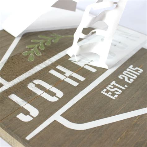 Custom Stencils for Wood Signs | Craftcuts.com