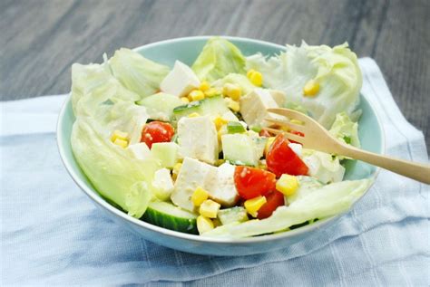 Japanese Tofu Salad 日式凍豆腐沙律 | Recette