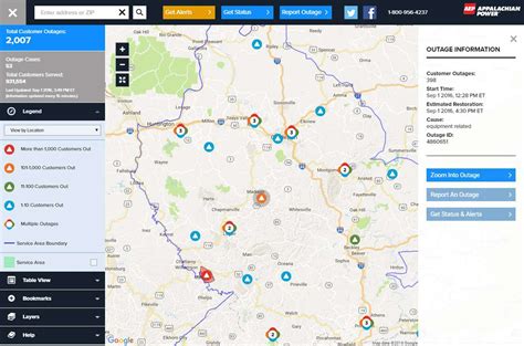 Appalachian Power launches new online power outage information map