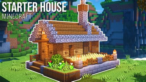 Minecraft : How to Build a Small Starter House - YouTube