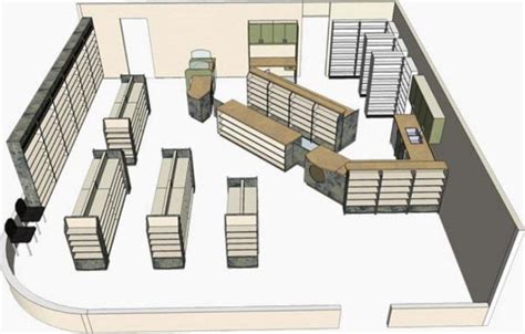 Retail Pharmacy Floor Plan - floorplans.click