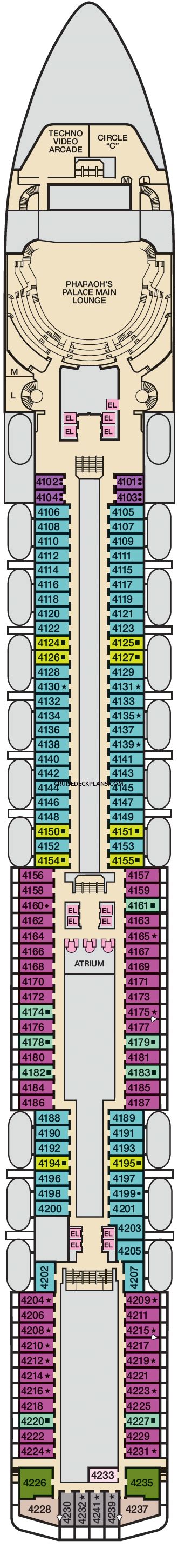 Carnival Spirit Main Deck Plan Tour