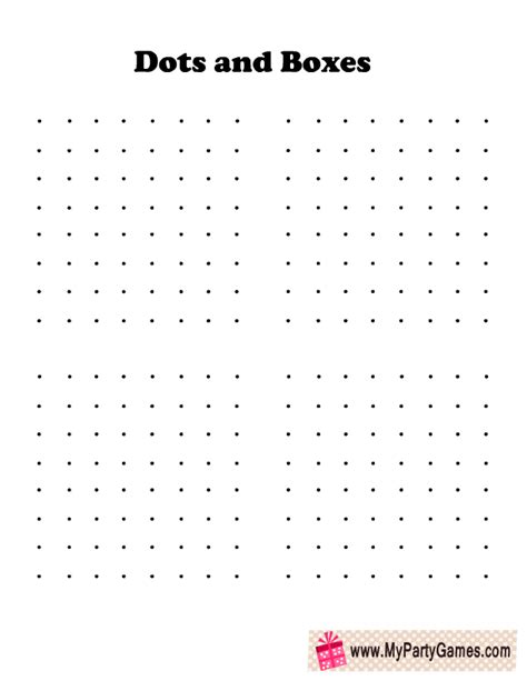 Printable Dot Game - Printable Word Searches