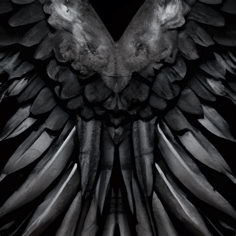 Gothic Angel Wings Graphic · Creative Fabrica