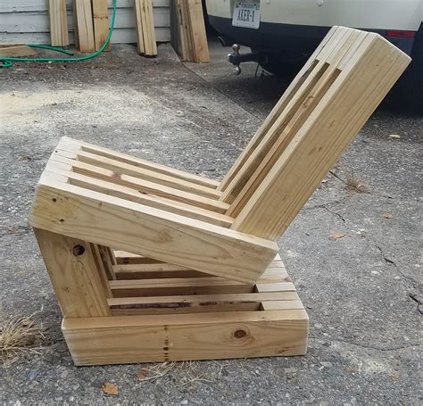 2x4 cantilevered chair : r/woodworking