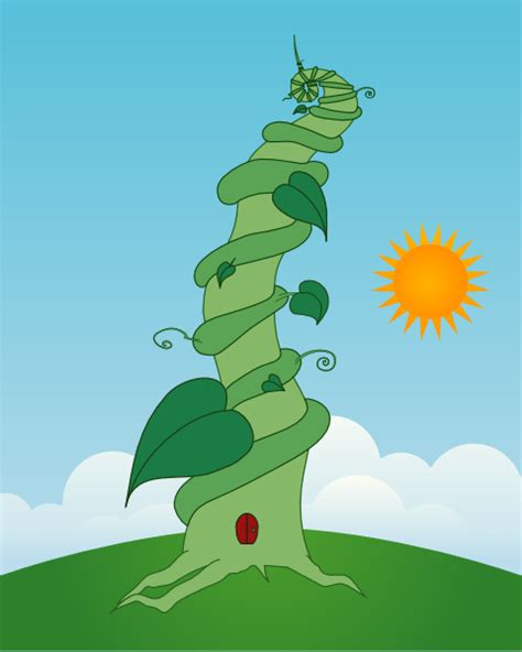 Beanstalk clip art (125923) Free SVG Download / 4 Vector