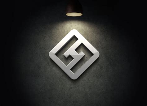 Free 3D Logo On The Wall Mockup PSD - PsFiles