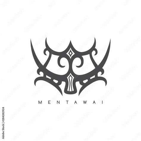 mentawai tribe cultural sign tattoo art Stock Vector | Adobe Stock