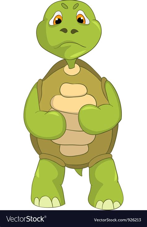 Angry turtle Royalty Free Vector Image - VectorStock