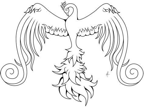 Free Printable Phoenix Coloring Pages - KendalaxMoss