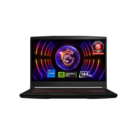 MSI Thin GF63 15.6" 144Hz Gaming Laptop: 12th Gen Intel Core i7, NVIDIA ...