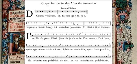 Chant Sheets for the Orations and Readings from the St. Benedict Tridentine Community