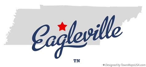 Map of Eagleville, TN, Tennessee