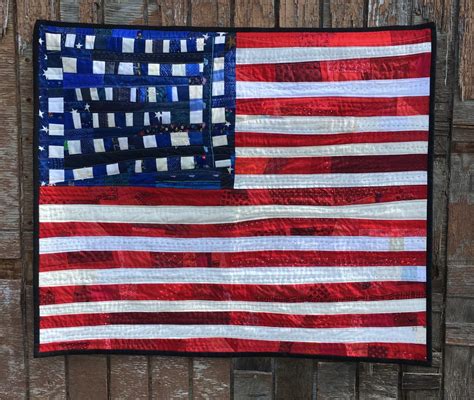 American flag quilt - noelle o designs