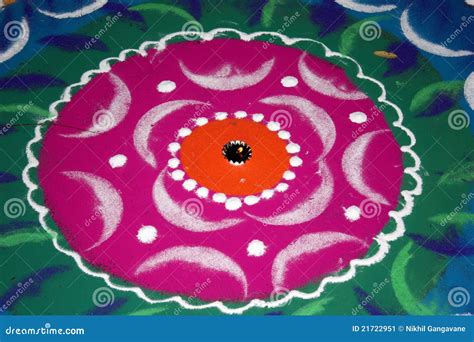 Diwali Rangoli Colors Stock Image - Image: 21722951