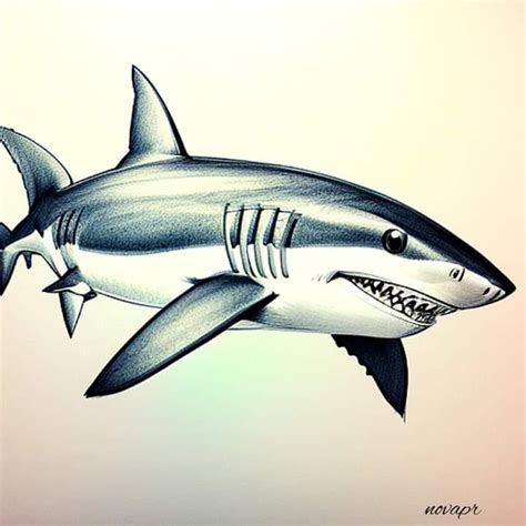 Shark drawing. by NovaPRR on DeviantArt