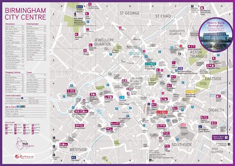 Birmingham City Centre Map: Your Ultimate Guide - Map Of The Usa