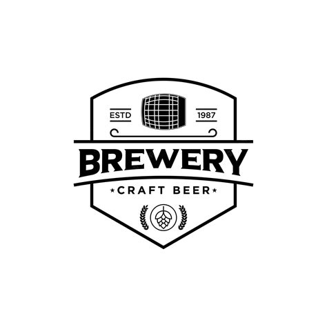 Premium Vector | Brewing company logo. logo brewery. vintage brewery ...