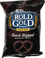 Rold Gold Dark Dipped Bavarian Twists Dark Fudge Coated Pretzels