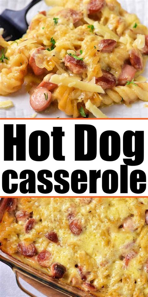 Hot Dog Casserole Recipe - Chili Cheese Hot Dog Casserole