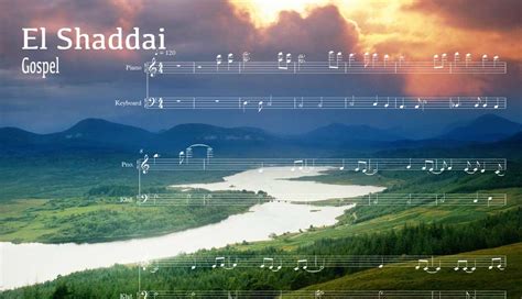 El Shaddai By Gospel With Video tutorial and sheet music in PDF for ...