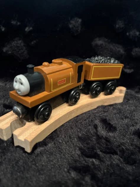 THOMAS & FRIENDS Wooden Railway Duke & Coal Car Train Tank Engine VGUC ...