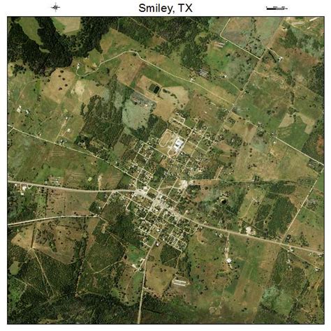 Aerial Photography Map of Smiley, TX Texas