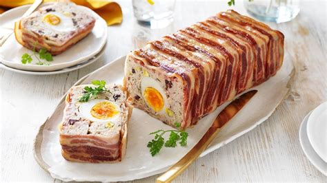 Chicken and pork terrine recipe with egg centre - YouTube