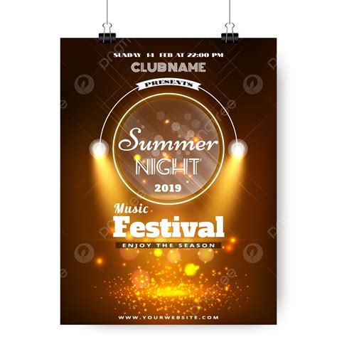 Summer Festival Music Poster Template Template Download on Pngtree