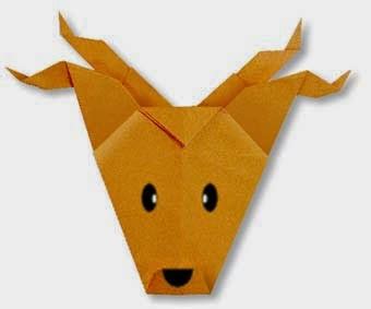 Reindeer - Easy Origami instructions For Kids