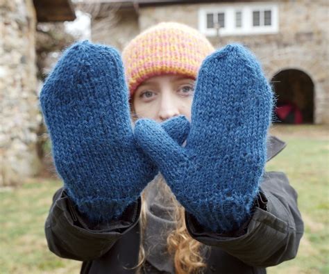 Easy Knit Mittens | Hand knit mittens, Knit mittens, Kids mittens knit