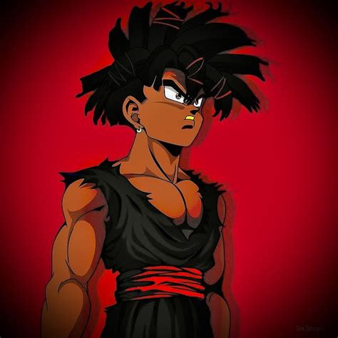 BLACK DBZ GOHAN | Black anime guy, Black anime characters, Black characters