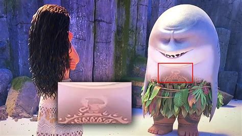 In Moana (2016), when Maui botches a shapeshift after recovering his hook, he turns into a half ...