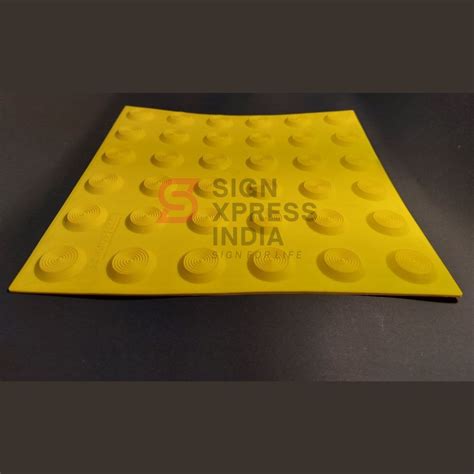 PU Tactile Tiles Warning at ₹ 250/sq ft | PU Tactile Tiles Strips-Studs in New Delhi | ID ...