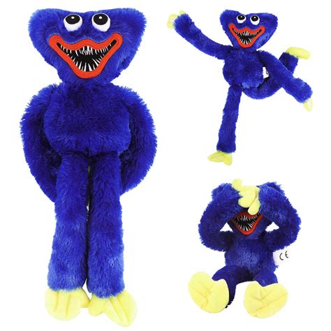 Buy Puppy Playtime Huggy Wuggy Plushies Toy, Veolicy Blue Monster Horror Plush Monster Toy, Cute ...