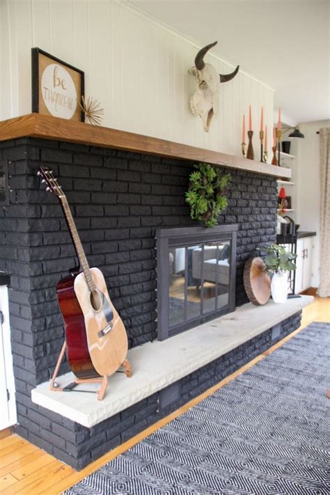 Grey Walls Brick Fireplace – Fireplace Guide by Linda