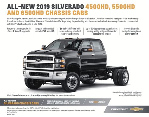 Chevrolet Unveils the 2019 Silverado 4500HD, 5500HD and 6500HD - Frazer, Ltd.