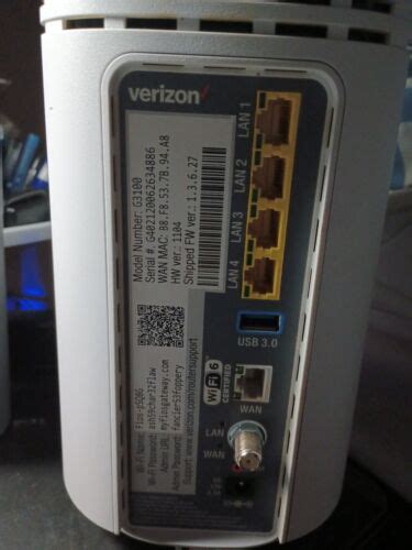 Verizon G3100 Fios Home Router 600164709797 | eBay