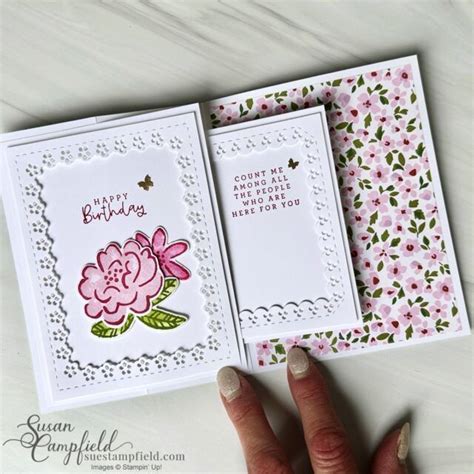 Double Decker Pop Out Card - Suestampfield | Anniversary cards for husband, Fancy fold cards ...