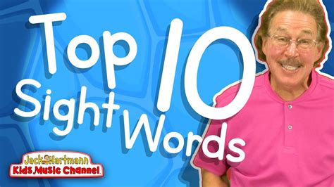 Top 10 SIGHT WORDS! | Jack Hartmann - YouTube