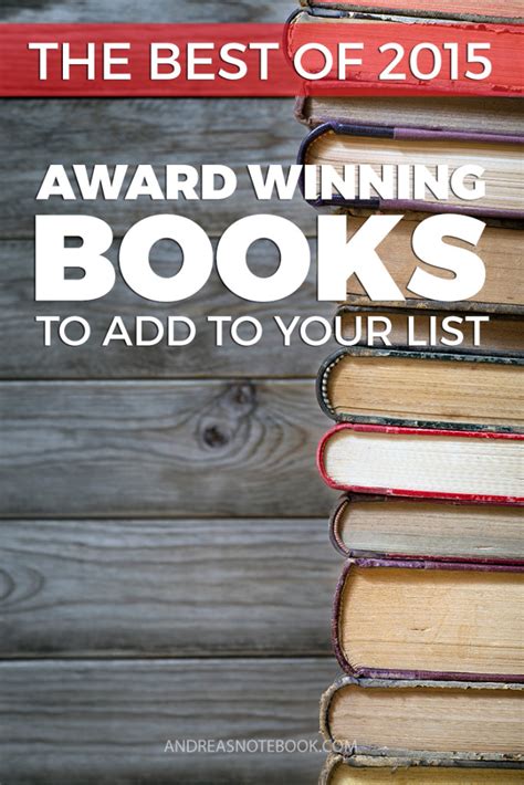 10 Award Winning Books from 2015