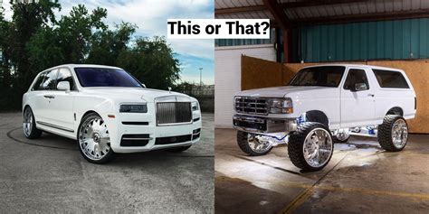 What’s Juicier: Lifted OBS Ford Bronco or Lowered Cullinan, Both Riding on Forgis? - autoevolution